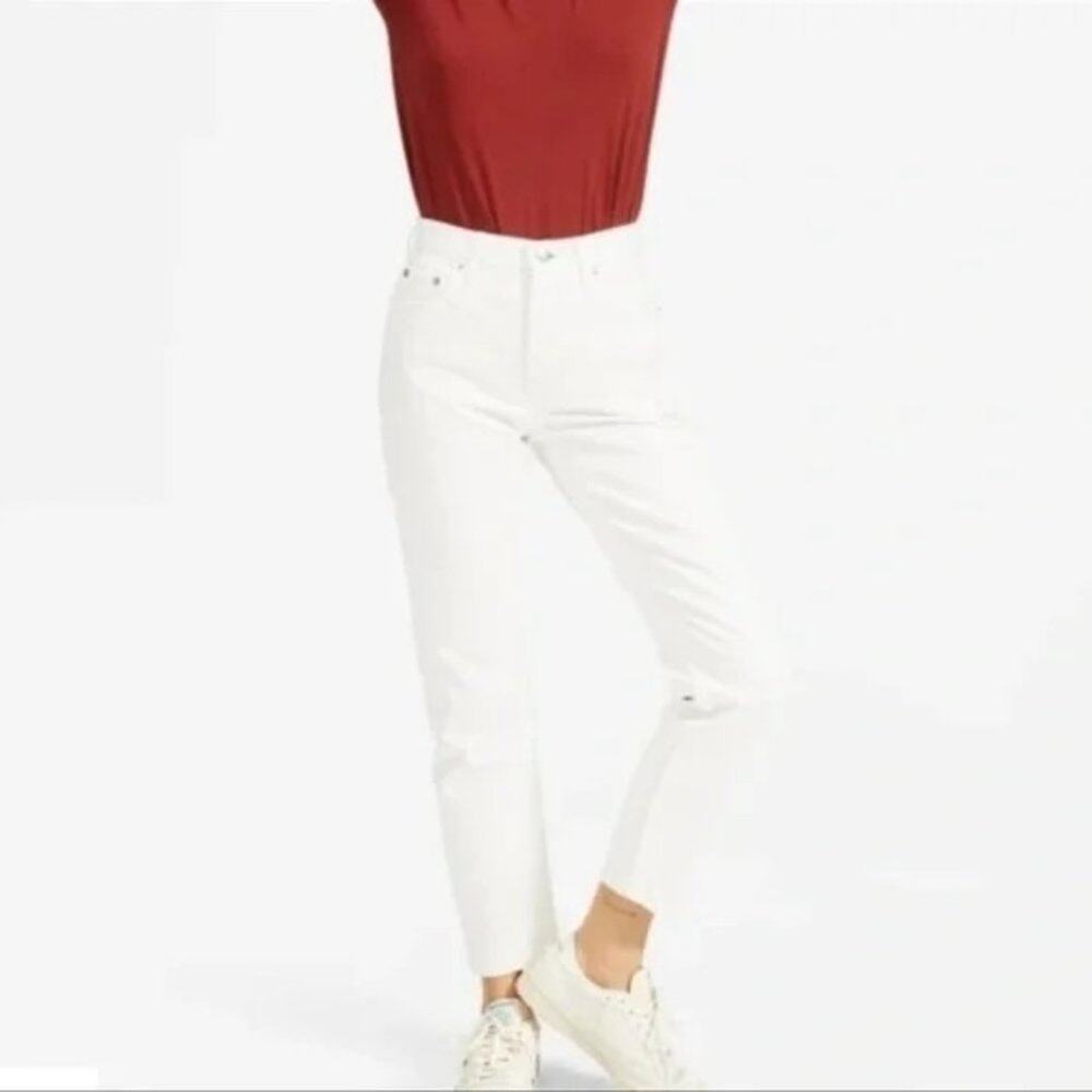 Everlane Women's White Ankle Jeans